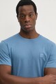 BOSS Orange tricou din bumbac Tales albastru 50508584
