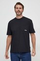 BOSS Orange t-shirt bawełniany 50509452 czarny SS24