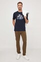 BOSS Orange t-shirt bawełniany 50509892 granatowy SS24