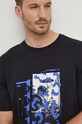 Odzież BOSS Orange t-shirt bawełniany 50510021 czarny