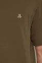 rjava Bombažna kratka majica Marc O'Polo