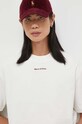 Marc O'Polo t-shirt bawełniany beżowy 420221351430