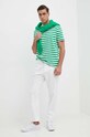 Βαμβακερό μπλουζάκι Polo Ralph Lauren 710926999 πράσινο SS24