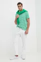 Хлопковая футболка Polo Ralph Lauren зелёный