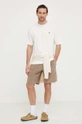 Drykorn t-shirt in cotone beige