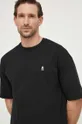 czarny Drykorn t-shirt bawełniany ANAYO