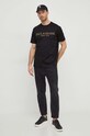 Paul&Shark tricou din bumbac 24411020 negru SS25