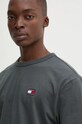 Tommy Jeans t-shirt bawełniany szary DM0DM17995