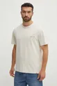 Tommy Jeans t-shirt in cotone beige