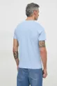 Bombažna kratka majica Tommy Jeans modra