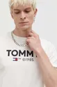 бежевий Бавовняна футболка Tommy Jeans