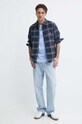 Tommy Jeans t-shirt bawełniany DM0DM18266 niebieski SS24