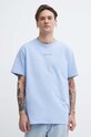 Tommy Jeans t-shirt bawełniany niebieski DM0DM18266