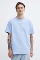 Tommy Jeans t-shirt bawełniany niebieski DM0DM18266