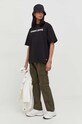 Tommy Jeans t-shirt bawełniany DM0DM18267 czarny SS24