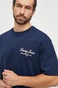 Odzież Tommy Jeans t-shirt bawełniany DM0DM18273 granatowy