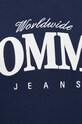 Бавовняна футболка Tommy Jeans темно-синій DM0DM18274