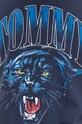 Bavlněné tričko Tommy Jeans námořnická modř DM0DM18281