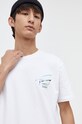 Tommy Jeans t-shirt bawełniany DM0DM18283 biały SS24