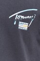 Tommy Jeans t-shirt bawełniany szary DM0DM18283