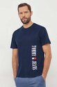 Хлопковая футболка Tommy Jeans DM0DM18295 тёмно-синий SS24