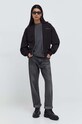 Tommy Jeans t-shirt bawełniany DM0DM18300 szary SS24