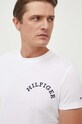 Odzież Tommy Hilfiger t-shirt bawełniany MW0MW33686 biały