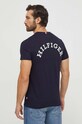 Odzież Tommy Hilfiger t-shirt bawełniany MW0MW33686 granatowy
