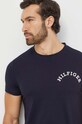 Tommy Hilfiger t-shirt bawełniany granatowy MW0MW33686