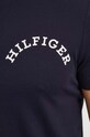 Tommy Hilfiger t-shirt bawełniany MW0MW33686 granatowy