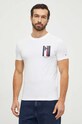 Tommy Hilfiger t-shirt bawełniany nadruk biały MW0MW33687