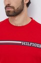 Tommy Hilfiger t-shirt bawełniany czerwony MW0MW33688