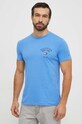 Tommy Hilfiger t-shirt bawełniany MW0MW33689 niebieski SS24