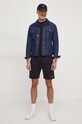 Tommy Hilfiger t-shirt bawełniany MW0MW33689 czarny SS24