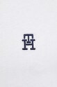 Bavlněné tričko Tommy Hilfiger bílá MW0MW33987
