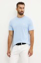 Oblečenie Bavlnené tričko Tommy Hilfiger MW0MW33987 modrá
