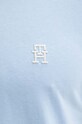 Bavlnené tričko Tommy Hilfiger modrá MW0MW33987