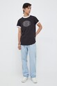 G-Star t-shirt bawełniany D23900.336 czarny SS24