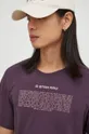 fioletowy G-Star Raw t-shirt bawełniany Męski