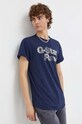 Bavlněné tričko G-Star námořnická modř D24667.336