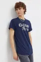 granatowy G-Star Raw t-shirt bawełniany