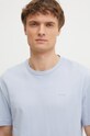 Бавовняна футболка Calvin Klein блакитний K10K112749