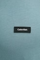 Pamučna majica Calvin Klein K10K112749 tirkizna