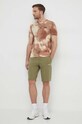 Bavlněné tričko Calvin Klein K10K112759 béžová SS24