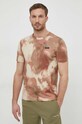 Bavlněné tričko Calvin Klein béžová K10K112759