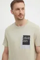beige Calvin Klein t-shirt in cotone Uomo