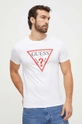 Guess t-shirt bawełniany biały