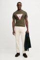 Guess t-shirt in cotone M2YI71.I3Z14 verde NC25