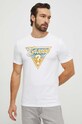 Guess t-shirt bawełniany M4RI06.I3Z14 biały SS24