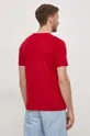Βαμβακερό μπλουζάκι Guess κόκκινο